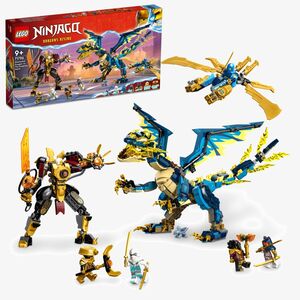 LEGO Ninjago Elemental Dragon Vs. The Empress Mech Building Set 71796 (1038 Pieces)