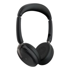 Jabra Evolve2 65 Flex Portable Professional Headset With Active Noise Cancellation - MS Edition + Link 380c Wireless Dongle