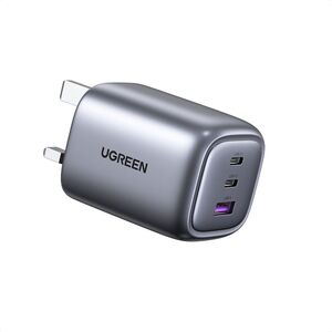 UGREEN Nexode 65W USB-C Wall Charger - 3 Ports - Space Gray