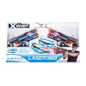 X-Shot Skins Laser S1 Laser 360 Blaster (Pack Of 2)