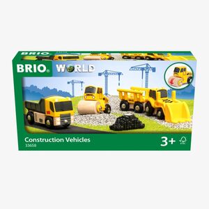 Brio World Construction Vehicles Kids Playset