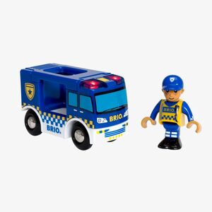Brio World Police Van Kids Playset