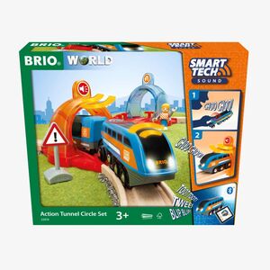 Brio World Smart Tech Sound Action Tunnel Circle Kids Playset
