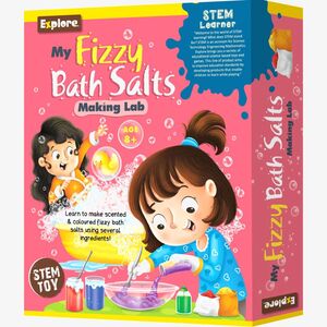 Eksploe Stem Learner DIY Science Kit - My Fizzy Bath Salts Making Lab