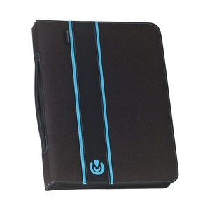 Carchivo Venture A4 Document Holder with Tablet Compartment - Black/Blue