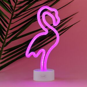 Legami Neon Effect LED Lamp - It's A Sign - Flamingo