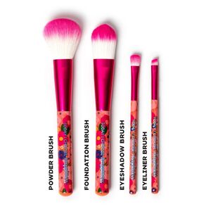 Legami Set of 4 Makeup Brushes - Oh My Glow!- Flowers