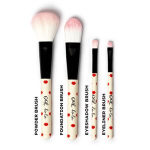 Legami Set of 4 Makeup Brushes - Oh My Glow!- Lips