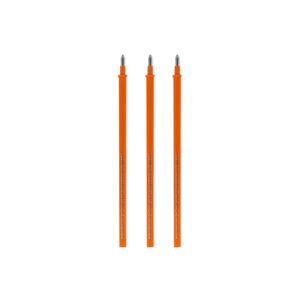 Legami Erasable Pen Refills - Orange (3 Pack)