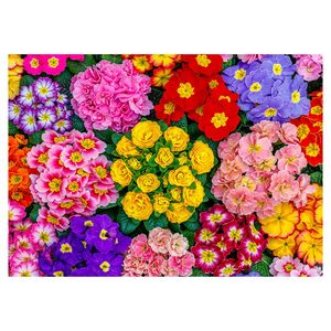 Wooden City Blooming Flowers L Wooden Jigsaw Puzzle (505 Pieces)