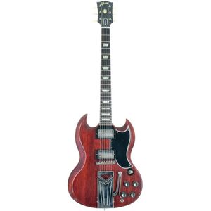 Gibson 60th Anniversary 1961 Les Paul SG Standard Electric Guitar with Sideways Vibrola - Cherry Red (Includes Hardshell Case)