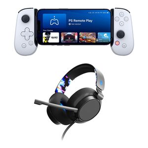 Backbone One Mobile Gaming Controller (PS Edition for iPhone) + Skullcandy SLYR Gaming Headphone (PS Edition) (Bundle)