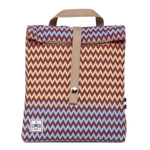 The Lunchbags Original Lunch Bag 5L - Waves with Beige Strap