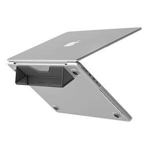 Amazingthing Marsix Pro Case With Magnetic Stand For Macbook Air 15.3 - Matte Clear/Black
