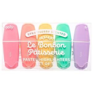 OOLY Le Bonbon Patisserie Scented Pastel Highlighters - Set of 5