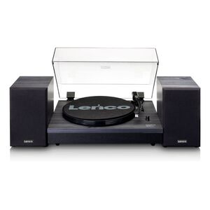 Lenco LS-301BK - Turntable With Bluetooth and Two Separate Speakers - Black