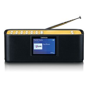Lenco PDR-045BK - Dab+ Radio With Bluetooth 5.0 - Black
