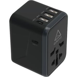 Adonit Universal Adapter 61W PD 3-USB-A/2-USB-C Black