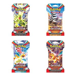 Pokemon TCG Scarlet And Violet 3 Obsidian Flames Sleeved Booster Pack (Assorted - Includes 1)