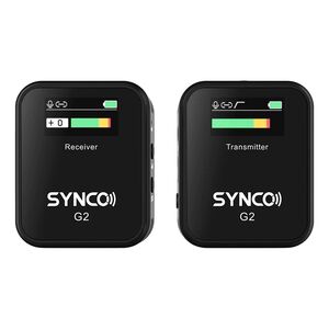 SYNCO G2A1-Pro 2.4G Wireless Microphone - Black