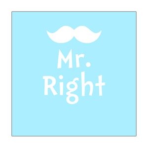 I Want It Now Mr Right 9.5Cm Coaster