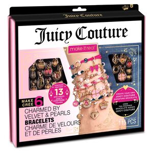 Make It Real Juicy Couture Charmed By Velvet And Pearls Bracelet