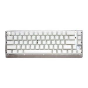 Ducky One 3 Aura SF 65% Mechanical Gaming Keyboard - Cherry MX Red Switches - White (Arabic/English)