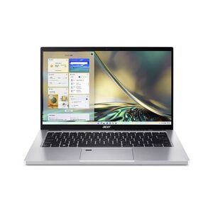 Acer Aspire 3 Spin 14 2-in-1 Laptop Intel Core i3-N305/4GB/256GB SSD/UHD Graphics /14" WUXGA Touch Display/60Hz/Windows 11 Home - Pure Silver (Arabic/English)