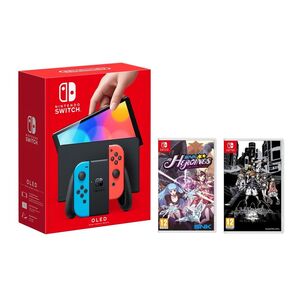 Nintendo Switch OLED Neon Joy-Con + SNK HEROENS + THE WORLD END WITH YOU