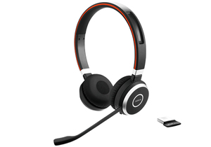 Jabra Evolve 65 Ms/Uc Stereo Office Headset With High-End Noise-Canceling Microphone And Earcups