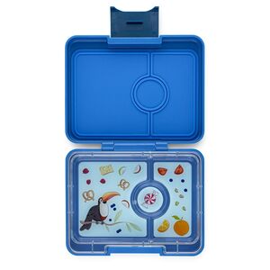 Yumbox Snack 3-Compartment Bento Box - True Blue