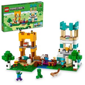 LEGO Minecraft The Crafting Box 4.0 21249 Building Toy Set (605 Pieces)
