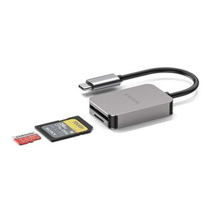 Porodo 2-in-1 USB-C Card Reader