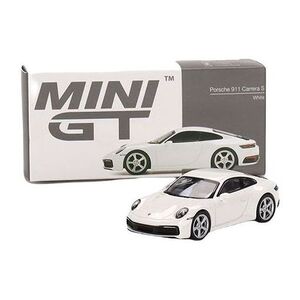 Mini GT Porsche 911 Carrera S 1.64 Scale Diecast Car - White