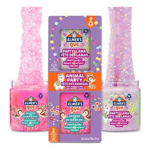 Elmer's Ready Slime Party Animals 236 ml (Pack of 2)
