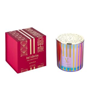Ladenac Vila Hermano Oud Collections Scented Candle 500g - Satin Oud - Iridescent Red