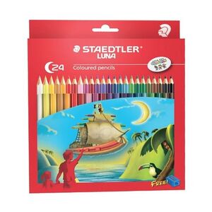 Staedtler Luna Coloring Pencils (Pack of 24) (Assorted Colors)