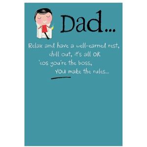 Hallmark Dad You Make The Rules Birthday Greeting Card 159 x 228 mm