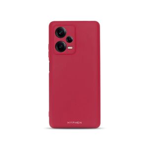 Hyphen Premium Silicone Soft-Touch Case For Redmi Note 12 Pro - Red