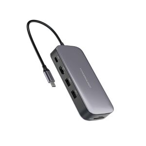 Powerology USB-C All-in-One Hub with Built-in 512GB SSD Drive