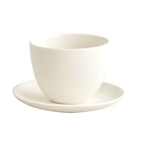 Kinto Pebble Cup & Saucer 180ml - White