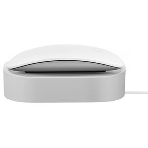 UNIQ Nova Compact Magic Mouse Charging Dock with Cable Loop - Chalk Grey