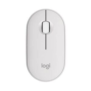 Logitech Pebble Mouse 2 M350s Wireless Mouse - Tonal White