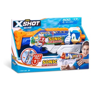 X-Shot Skins Sonic The Hedgehog Hyperload Water Blaster