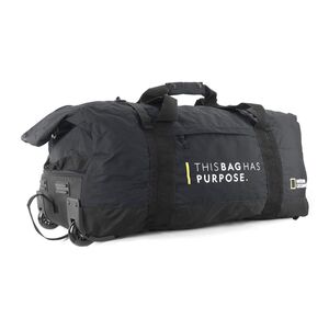 National Geographic Pathway Foldable Travel Wheel Bag 92L (Large) - Black