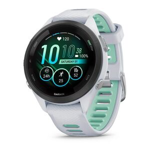 Garmin Forerunner 265S Smartwatch - Black Bezel With Whitestone Case And Whitestone/Neo Tropic Silicone Band