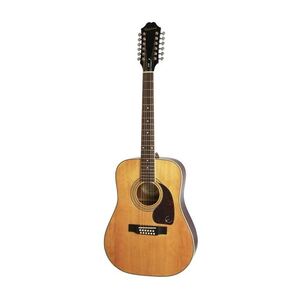 Epiphone Acoustic Guitar DR-212 12 strings Natural - Includes Free Softcase