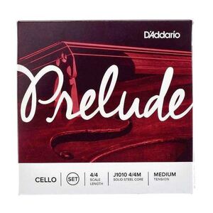 D'Addario Prelude Cello String Set 4/4 Scale Medium Tension