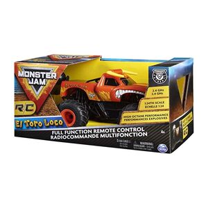 Ibrands Spin Master Official El Toro Loco R/C Monster Truck 1:24 Scale 2.4Ghz