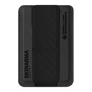 SkinArma Kado Mag-Charge Card Holder With Grip Stand - Midnight